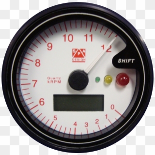 Tachometer And Speedometer Dual Gauges Clipart