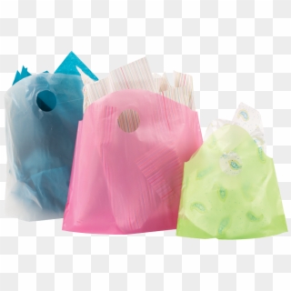 Plastic Handle Bags - Bag Clipart