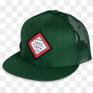 Trucker Hat - Green - Baseball Cap Clipart