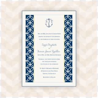 Nautical Monogram Studio Collection Invite - Motif Clipart