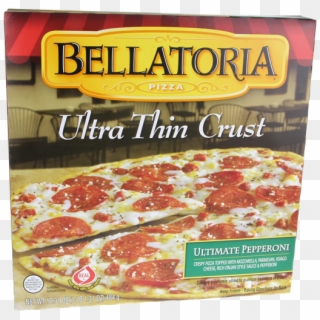 Bellatoria Ultra Thin Crust Ultimate Pepperoni Pizza - Bellatoria Pizza Clipart