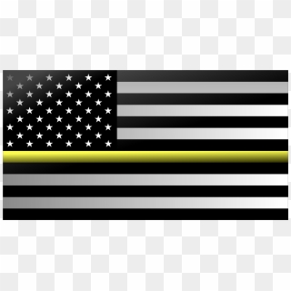 Thin Green Line American Flag Clipart