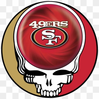 San Francisco 49ers Grateful Dead Stealie - Atlanta Falcons Steal Your Face Clipart