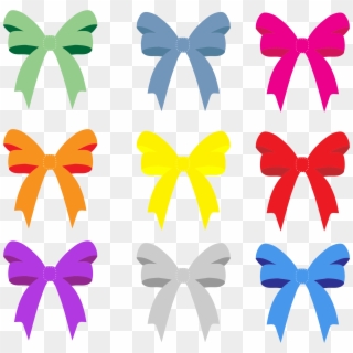 This Free Icons Png Design Of Colorful Bows And Ribbons Clipart