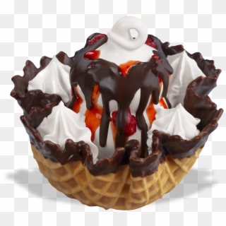 Peanut Buster® Parfait - Dairy Queen Waffle Bowl Clipart