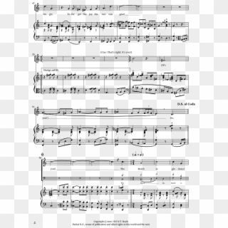 Sheet Music Composed By Words And Music By B - Sheet Music Clipart