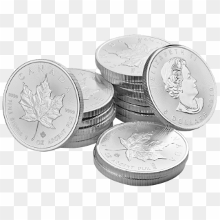Silver Maple Leaf 1 Oz - Cash Clipart