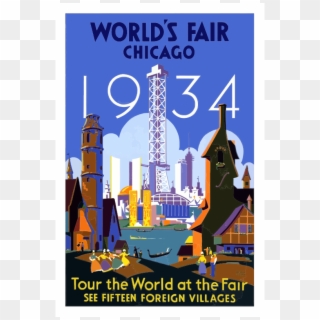 Medium Image - World Fair Poster Vintage Clipart