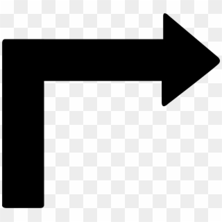 Turn Right Arrow Comments - Turn Right Arrow Icon Png Clipart