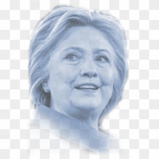 Follow Hillary Clinton - Sketch Clipart