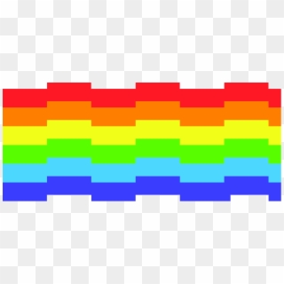 Nyan Cat Rainbow Png - Nyan Cat Rainbow Trail Clipart