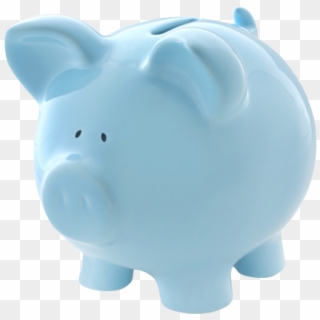 Digital River Piggy Bank - Piggy Bank Blue Png Clipart