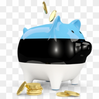 Piggy Bank With Brazil Real Clipart