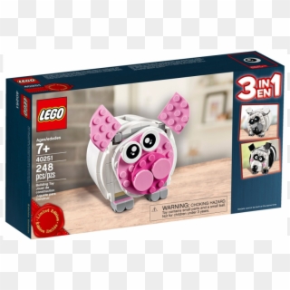 40251 1 - Lego Piggy Bank 40251 Clipart