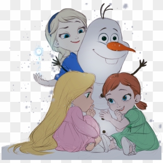 Danbooru - Cutest Drawings Of Elsa And Anna Clipart