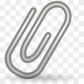 Free Tango Mail Attachment Free Paperclip - Transparent Background Paper Clip Clipart - Png Download