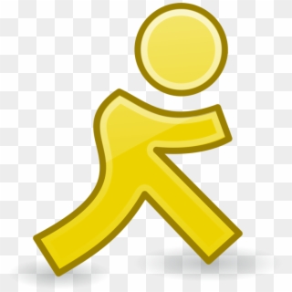 Computer Icons Walking Symbol Download Share Icon - Walk Icon Yellow Clipart