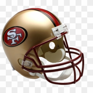 San Francisco 49ers Vsr4 Replica Throwback Helmet - 49ers Football Helmet Clipart
