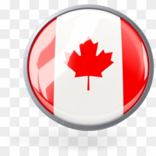 Illustration Of Flag Of Canada - Canadian Flag Icon Png Clipart