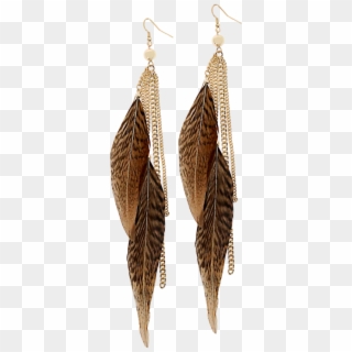 Feather Earrings Png Image - Feather Earring Png Clipart