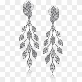 Diamond Earrings Png - White Diamond Earrings Clipart