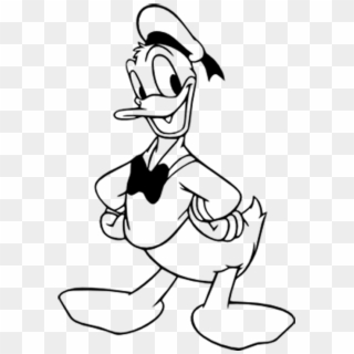 Donald Duck In Concert Coloring Pages - Donald Duck Black And White Clipart