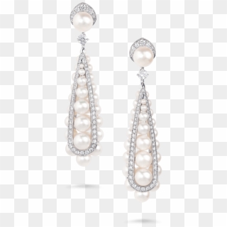 Pearl Deco Earrings Diamond Earrings - Earrings Clipart