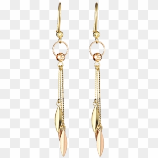Gold Chain Ear Ring Design Clipart