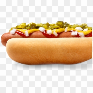 Hot Dog With Olives Clipart