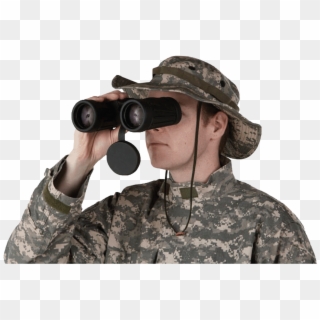 Binoculars Png - Soldier With Binoculars Png Clipart