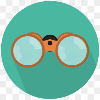 Creative Tail Objects Binoculars - Transparent Background Binoculars Icon Clipart