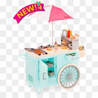 Retro - Our Generation Hot Dog Cart Clipart