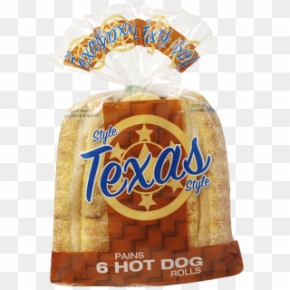 Hot Dog Texas - Texas Hot Dog Buns Clipart