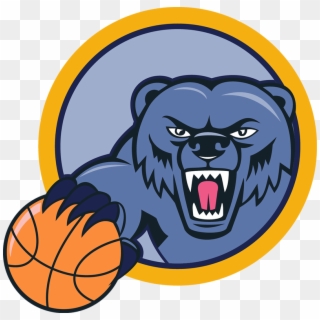 Baldwin Shines In Grizzlies Preseason Opener Grizzlies - Mad Grizzly Bear Logo Clip Art - Png Download