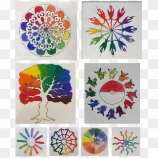 703 X 858 6 - Creative Color Wheel Art Projects Clipart