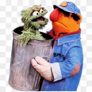 Oscar The Grouch Moving , Png Download - Sesame Street Bruno Oscar Clipart