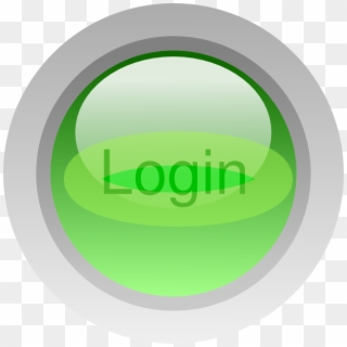 Login Green Button Clip Art - Circle - Png Download