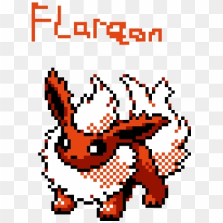 Flareon Direct Image Link - Cool Excel Pixel Art Clipart