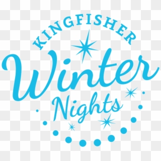 Visit Kingfisher Winter Nights On - Circle Clipart
