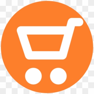 Shopping Cart Icon Png - Orange Shopping Cart Icon Png Clipart
