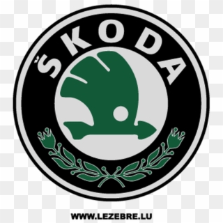 Sticker Skoda Logo Couleur - Skoda Logo Clipart