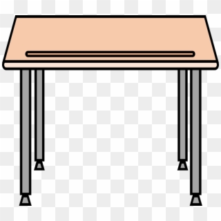 Table Computer Desk School Office - Desk Clipart - Png Download