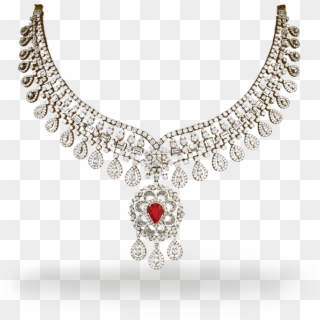 Diamond Jewellery Necklace Png , Png Download - Jewellery Clipart