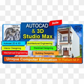 Unique Computer Education Offering Highly Proficient - Autocad Classes Advertising Clipart