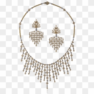 Necklace And Pendant Earrings Set - Necklace Clipart