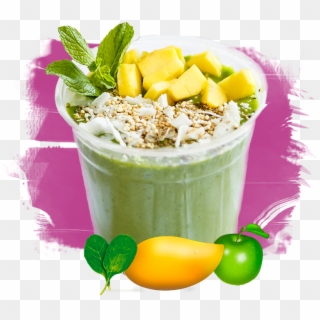 Apple, Spinach, And Mango Juice Smoothie - Health Shake Clipart