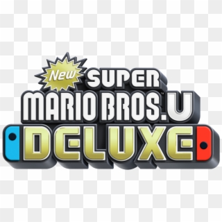 New Super Mario Bros U Deluxe Logo Clipart