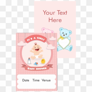 It's A Girl Namkaran Invitation Card - Infant Clipart
