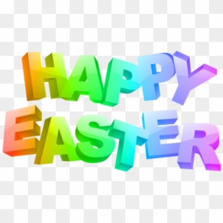 Free Png Download Happy Easter Text Transparent Png - Graphic Design Clipart