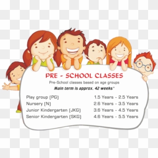 Pre Schools Classes - Child Clipart